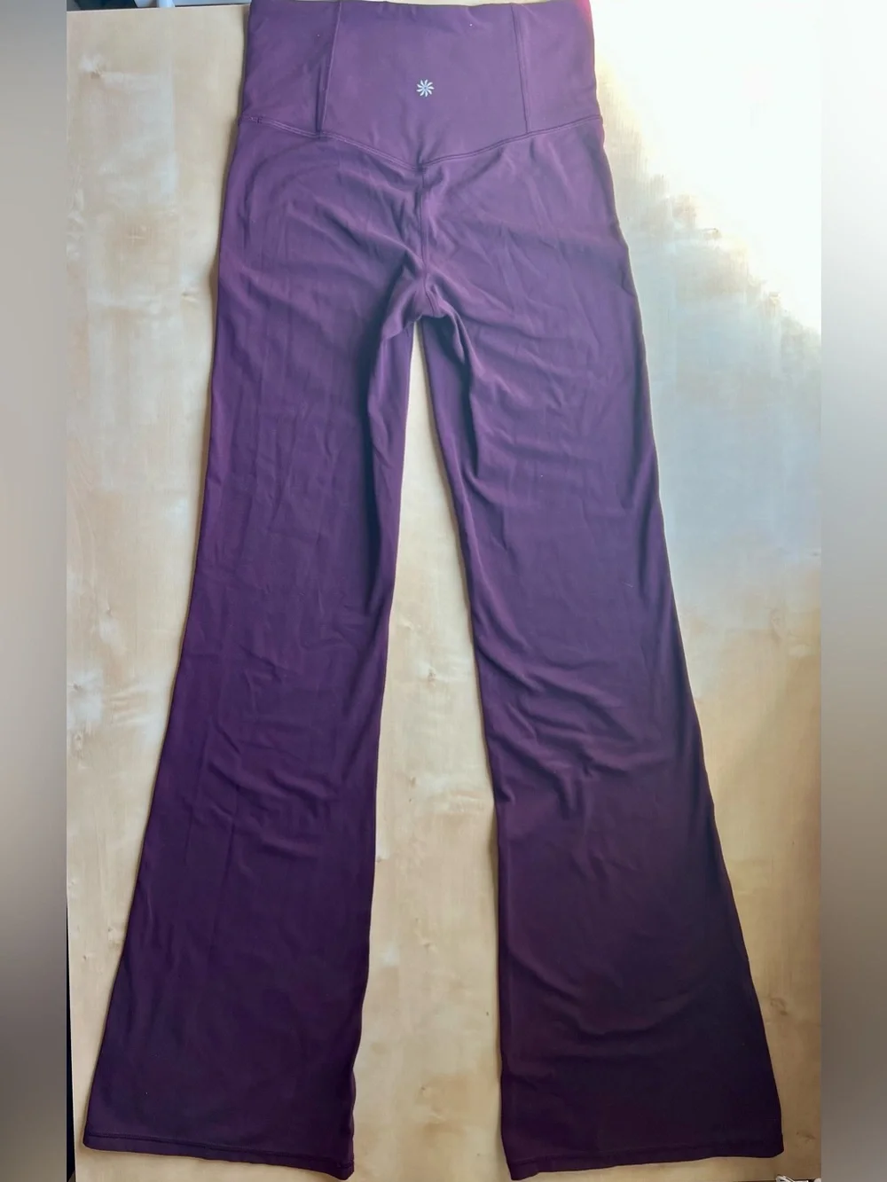 Athleta Purple Elation Flare Pants Size Small Tall - Picture 5 of 8